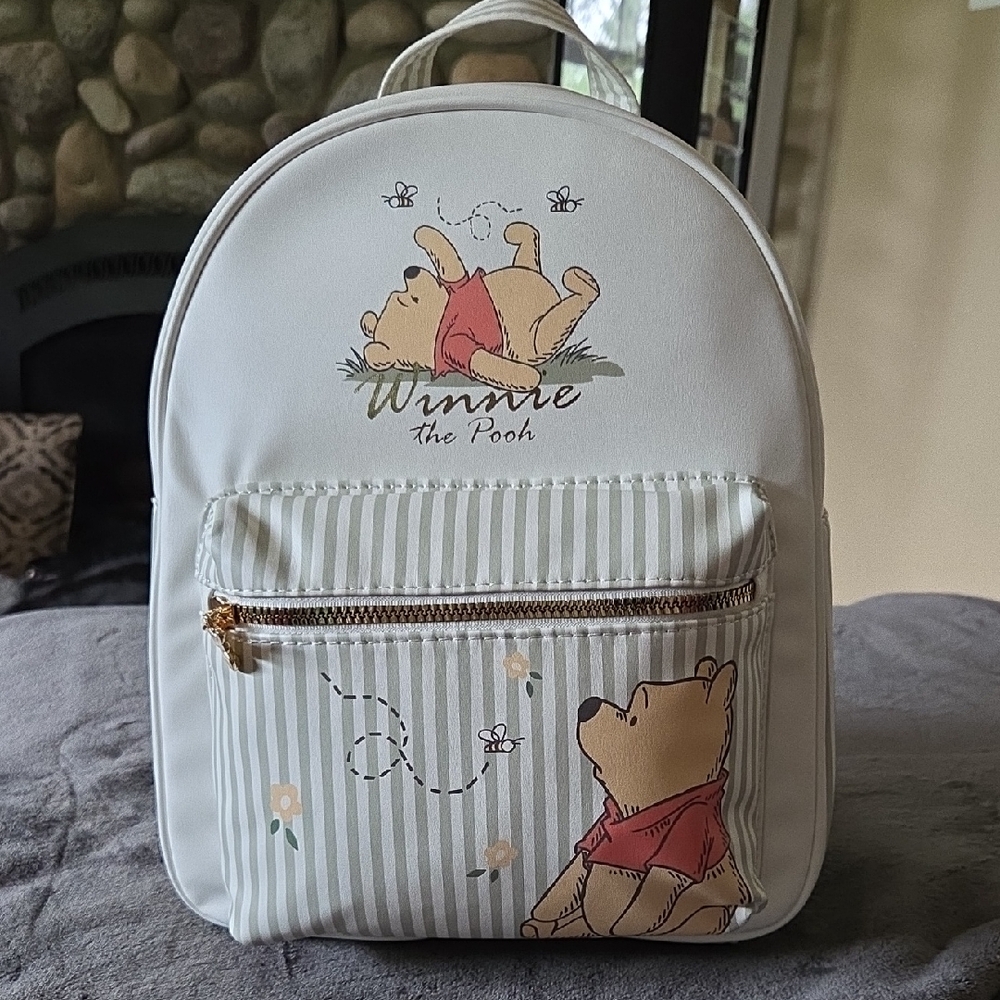Primark Winnie the Pooh Backpack - Cream and Brown